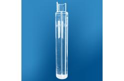 China Circular Bell Mouth Quartz Apparatus Diversion Pipe supplier