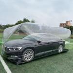 Outdoor Portable Anti Dust Inflatable Car Cover Inflatable Car Shelter Tent Inflatable Car Tent For Rental for sale