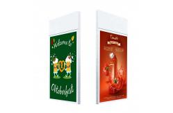 China Hanging Double Sided LCD Window Display Advertising Screen 55 Inch 1920×1080 supplier