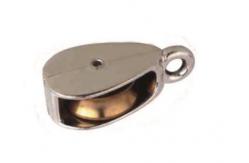 China Zinc Alloy Single Wheel Fixed Pulley 1'' 1/2'' supplier