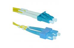 China LSZH Simplex Fiber Optic Patch Cord Singlemode Fiber Jumper Cables supplier
