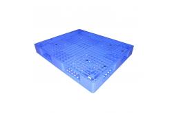China Stackable 3500Kg Warehouse Plastic Pallet Blue 1000x1000 supplier
