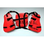 Adult Seahorse Lifevest Vinyl - Dip PVC Boating Life Jackets Three Panel for sale