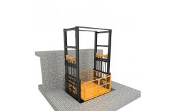 China Industrial Warehouse Hydraulic Cargo Lift Vertical Guide Rail Goods Elevator supplier