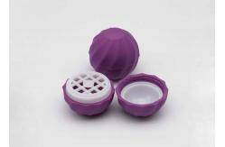 China 7g Plastic Empty Lipstick Tube Twist Open Ball Shaped Container Pipe supplier