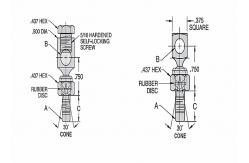 China DC Series SAE J490-Compliant Swivels | 0.500 Round Head & Self-Locking Screw supplier