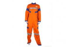 China High Visibility Industrial Work Uniforms , Polyester Hi - Vis Fire Overalls supplier