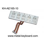10 Keys Waterproof Metal Keypad with Top Panel Mounting Solution for sale