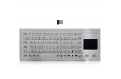 China IP65 Metal Industrial 2.4G Wireless Keyboard With Touchpad Desktop Version supplier