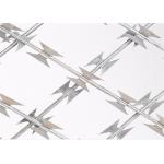 2.5m Length Razor Barbed Wire Anti Climb Galvanized Welded Ripper Wrap for sale