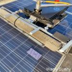 Solar Panel Cleaner Cold Water Cleaning And Dry Cleaning / Washing for sale