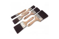 China Wooden Material Handle Industrial Paint Brushes  With Tin Plate Ferrule supplier