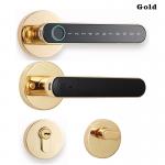 CE ROHS Fingerprint Door Lock Zinc Alloy Bluetooth Smart Door Lock for sale