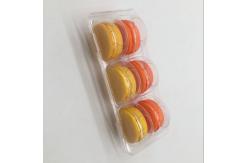 China 30 Cavities Macaron Clamshell Packaging Rectangular Plastic Cake Containers supplier