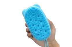 China Customized High-Quality Soft Rubber Silicone Shower Brush For Shower Massage Use supplier