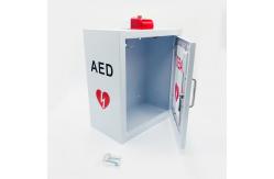 China Customizable AED Defibrillator Cabinets , Alarmed AED Wall Box 400x360x200mm supplier