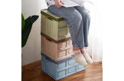 China Multifunctional Leakproof Lidded Storage Bins , Ultralight Collapsible Plastic Tote supplier
