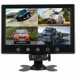 4 Videos Input 9 Inch 5ms LCD Car Monitor 1024X600 For Bus Truck for sale