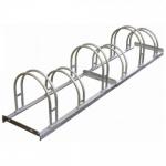 Traffic-Line 6 Space Hi-Hoop Bicycle Rack From China Metal Fabrication Factory for sale