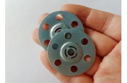 China 35mm Metal Insulation Discs Tile Backer Fixing Washer With Plasterboard Screws supplier