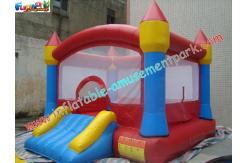 China Outdoor PVC Commercial Bouncy Castles With Slide , Inflatable Bouncer supplier