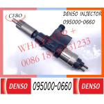 diesel fuel common-rail injector 095000-0660 8-97329703-1 for ISUZU 4HK1 for sale