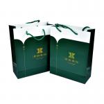 C1S Art paper Handmade Paper Bags Holographic hot foil stamping for sale