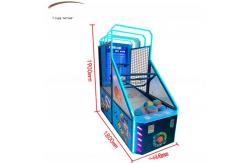 China Fun Center Coin Operated Basketball Game Machine 180*81*190cm Low Maintenance supplier