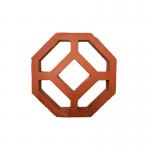 Garden Facade Exterior Terracotta Hollow Bricks Red Wall Breeze Blocks for sale
