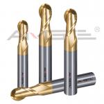 0.6μm 0.4μm TiN Coated End Mills 8mm CNC End Mill Bits For Iron for sale