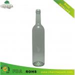 750ml Transparent Glass Bottle for Wine for sale