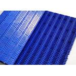 White Blue Pin Diameter 4.9mm Plastic Conveyor Wire Mesh Belt With Plywood Box for sale