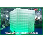 Wedding Photo Booth Hire Inflatable Cube Photo Booth With Led Lights Custom Made Logo for sale
