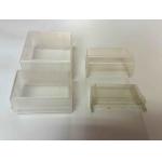 Small PC 50 Pairs Dust Proof Box Plastic Transparent For Back Mount Frame for sale