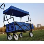 Utility Collapsible Wagon Cart Outdoor Garden All Terrain Folding Cart 120cm for sale