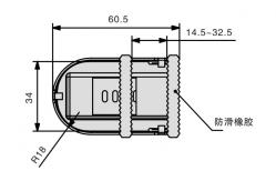China Child Safety Drawer Lock Cabinet Safety Latch Hidden Drawer Child Safety Lock supplier