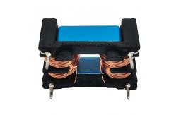 China 1.6A 10mH horizontal flat wire common mode choke inductor supplier