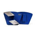 Concrete Grinder Diamond Grinding Tools With Double Rhombus Segments for sale
