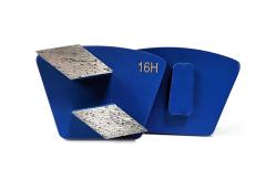 China Concrete Grinder Diamond Grinding Tools With Double Rhombus Segments supplier