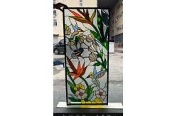 China Decorative Panel Glass Figured  Frosted  Stained supplier