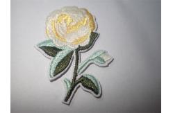 China Custom Flowers Embroidered Sew or Iron On Patch For Clothing Applique supplier