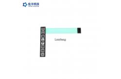 China Dashboard Membrane Touch Control Panel Pantone With Flat Buttons supplier