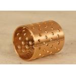 Oil Apertures Wrapped Bronze Plain Bush Bearing For Engineering Machines