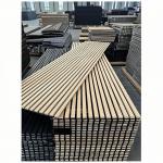 Slatted Acoustic Wall Panel With Customizable Veneer 240 X 60cm Factory Made for sale
