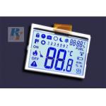 Transparent TN Air Conditioner Lcd Display Screen With White Led Backlight