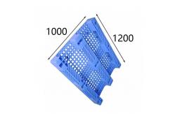 China Virgin HDPE Hygienic Plastic Pallets Solid Flat Racking 5000kg Stacking Load supplier