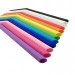 Flexible Collapsible Silicone Drinking Straws BPA Free Reusable Smoothie Drinking Straw for sale
