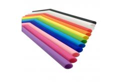 China Flexible Collapsible Silicone Drinking Straws BPA Free Reusable Smoothie Drinking Straw supplier