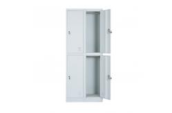 China Horizontal School Design Metal Lockers 0.5-1.2mm Plastic Handles supplier
