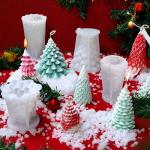 Silicone Christmas Mold for DIY Wax Candle Soap Art Craft Cake Chocolate Home Decor for sale